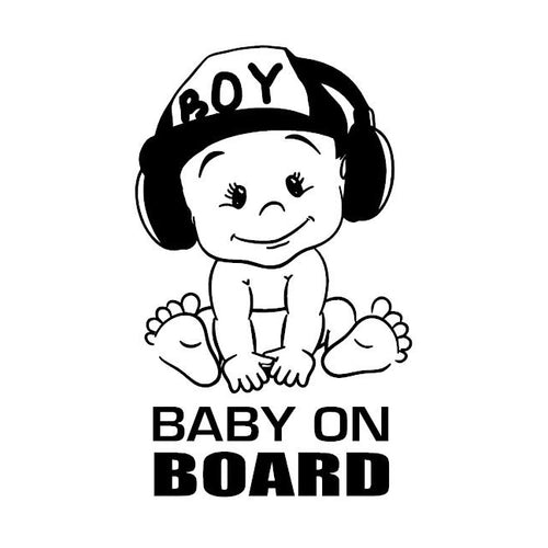 Baby on board  sticker