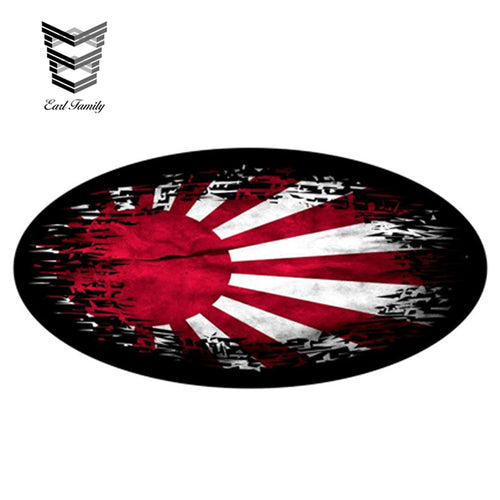 Japanese Rising Sun Flag Vinyl Car Sticker