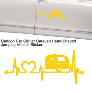 3D Cartoon Sticker Caravan sticker